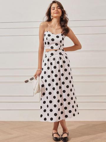 STREET 9 Printed Top with Skirt