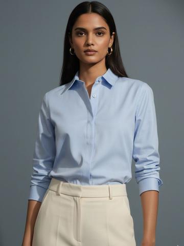 CORSICA Women Comfort Slim Fit Formal Shirt