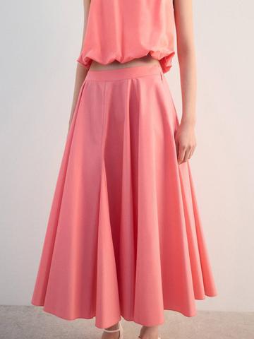 MANGO Flared Maxi Skirt