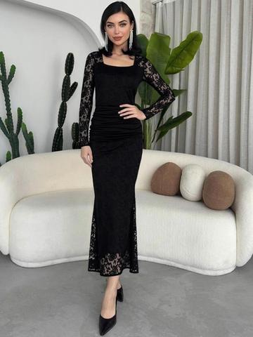 StyleCast x Revolte Fit & Flare Maxi Dress