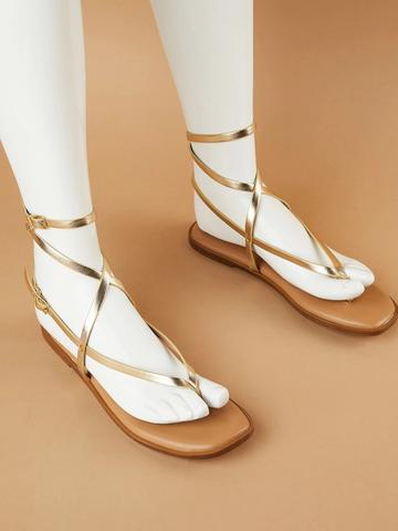 Ginger by Lifestyle Women PU Gladiators Sandals