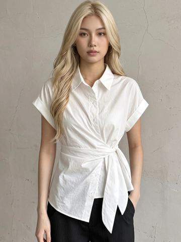 ATELIER REBEL Women Tailored Fit Casual Shirt