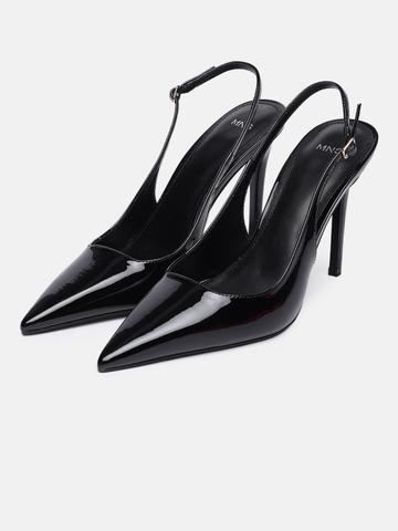 MANGO Pointed Toe Pointed Toe Stiletto Heeled Sandals