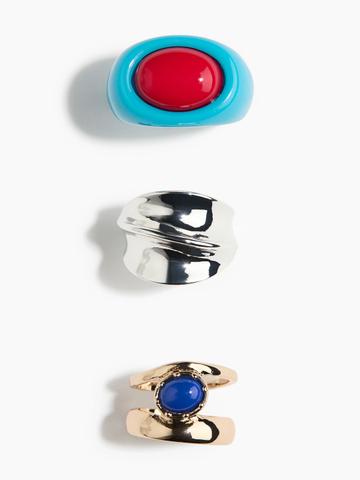 H&M 3-Pack Statement Rings