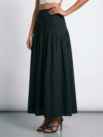 Phosphorus Women Pure Cotton Maxi A-Line Skirt