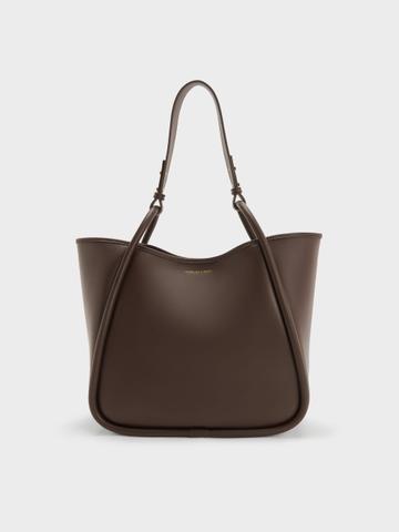 CHARLES & KEITH Lyla Tubular Slouchy Tote Bag