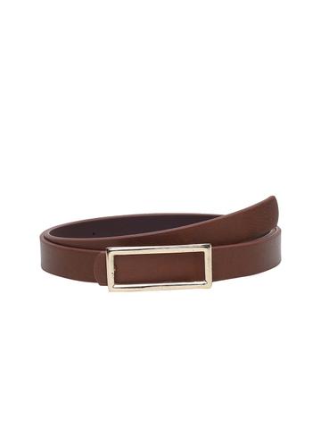 CRUSSET Women Tan PU Belt