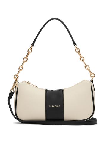 MIRAGGIO Bella Shoulder Bag with Detachable & Adjustable Crossbody Strap