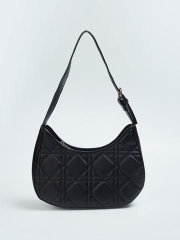 max Textured Half Moon Hobo Bag