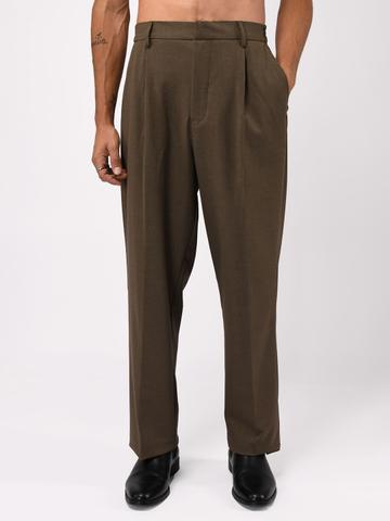 Tailoraedge Men Relaxed Pleated Trousers