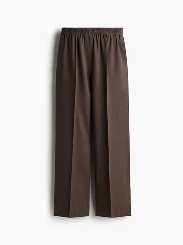 H&M Women Wide Crease-Detail Trousers