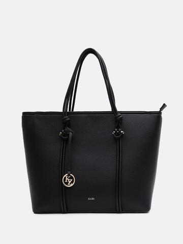 Kazo Oversized Bucket Tote Bag With Tasselled