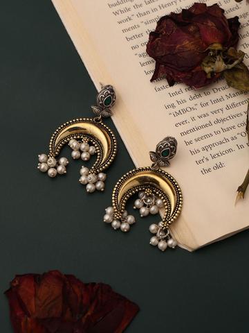 VENI Contemporary Jhumkas Earrings