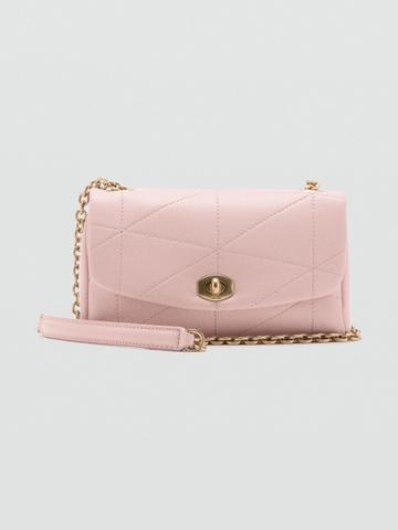 MANGO Textured Quilted Sling Bag