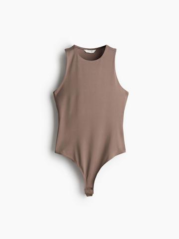 H&M Women Jersey Thong Bodysuit