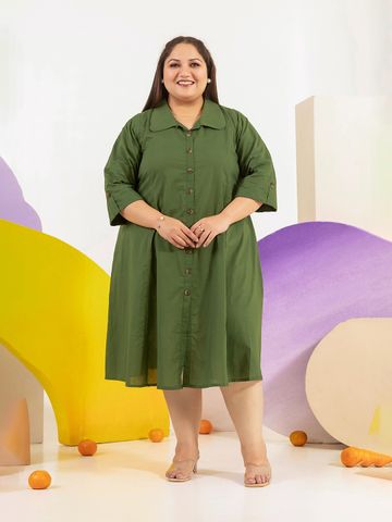 LALI JAIPUR Women Plus Size A-Line Dress