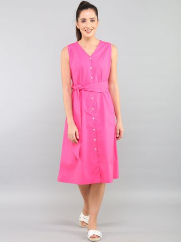 Mala Singh A-Line Midi Dress