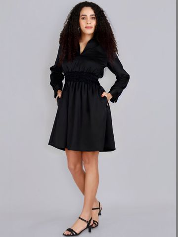 Mala Singh Fit & Flare Dress