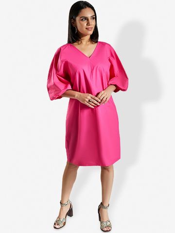 Mala Singh Puff Sleeve Dress