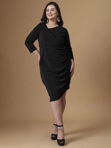 Curvy Lane Women Wrap Dress