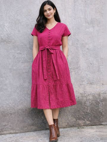 Suo Fit & Flare Midi Dress