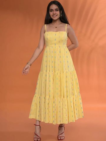 Tanoti Print Midi Dress