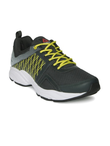 OFF on Reebok Men Charcoal Grey Smooth 