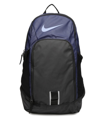 nike unisex black & navy alph adpt backpack