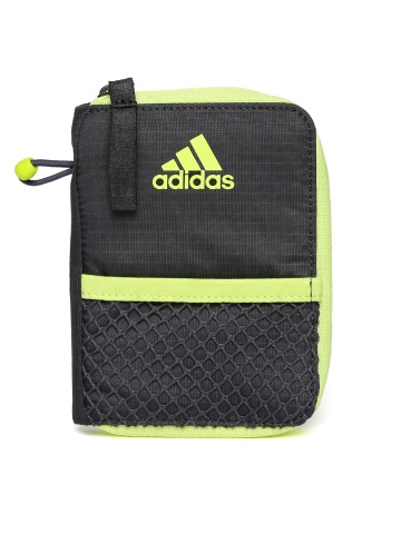 Adidas Women Charcoal Grey Perf Wallet available at Myntra for Rs.1299