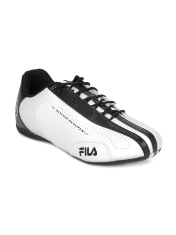 Buy Fila Men Desmo II White & Black Sports Shoes - 288 - Footwear for ...