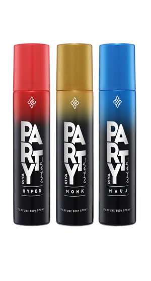 RIYA Men 3Pcs Body Spray 200ml Each