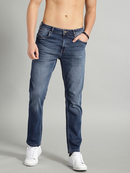 Roadster Men Blue Regular Fit Mid-Rise Clean Look Stretchable Jeans