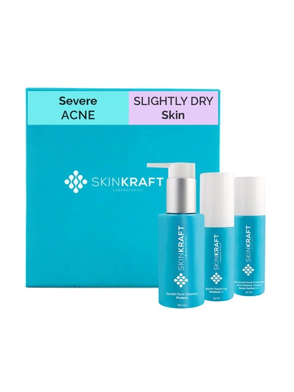 SkinKraft Customized Severe Acne Kit For Slightly Dry Skin