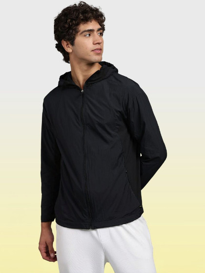 BLUE TYGA Men Brand Logo Lightweight Outdoor Jacket