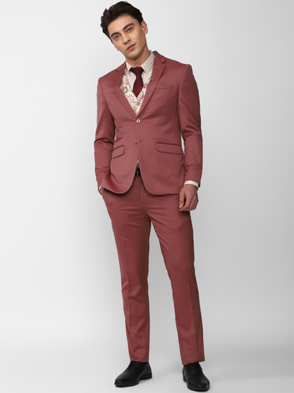 Price History of Peter England Elite Men Self Design Slim Fit