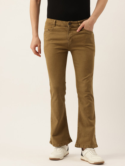 Bootcut Jeans For Men Myntra Bell Bottom Jeans Shoe Flare Jeans In