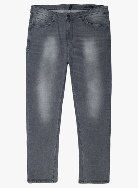 Grey Skinny Fit Mid-Rise Clean Look Jeans