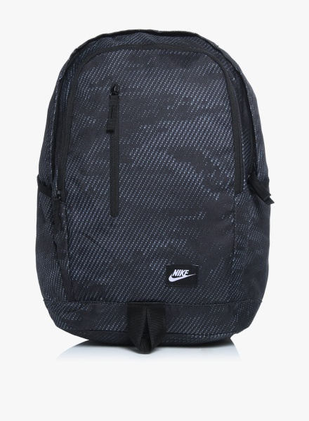 Unisex Grey Textured Backpack