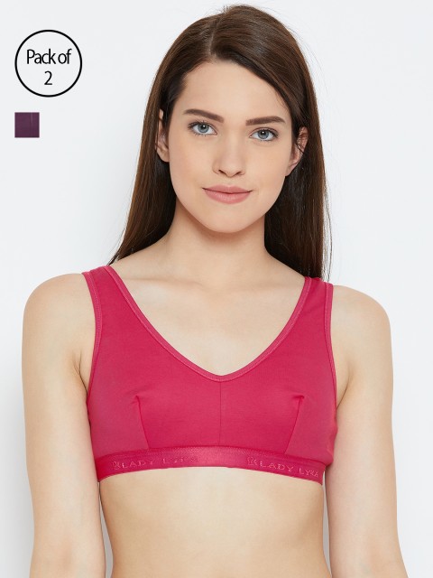 

Lady Lyka Women Pack of 2 Beginners Bras TEENAGER-FCA-PPL, Fuchsia