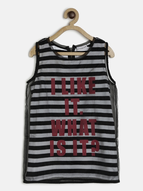 

Playdate Girls Black Striped Top