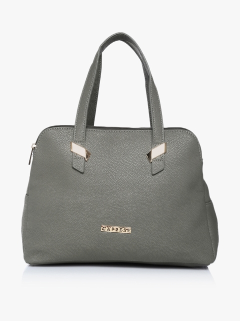

Caprese Charcoal Grey Solid Handheld Bag