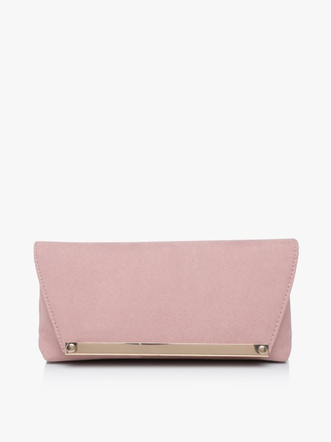 

DOROTHY PERKINS Women Pink Solid Clutch