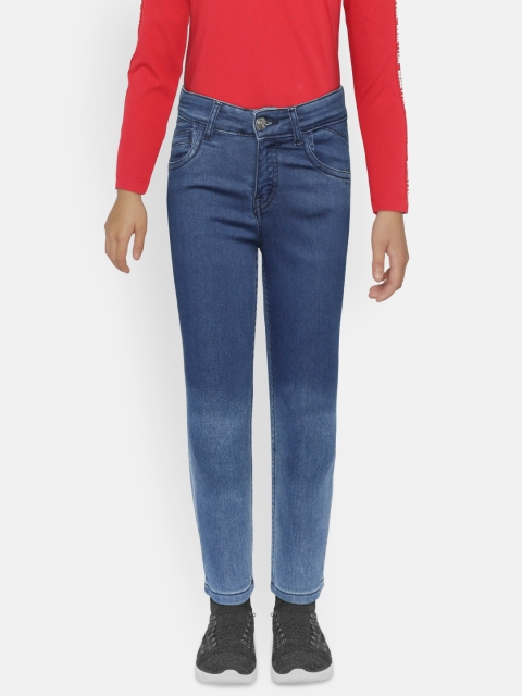 

Gini and Jony Boys Blue Slim Fit Mid-Rise Clean Look Jeans