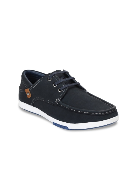 

ID Men Navy Blue Leather Derbys