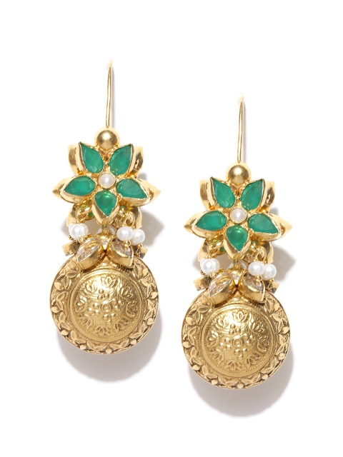 

ahilya Gold-Plated Sterling Silver Drop Earrings