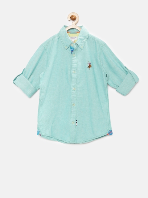 

U.S. Polo Assn. Kids Boys Mint Green Shirt