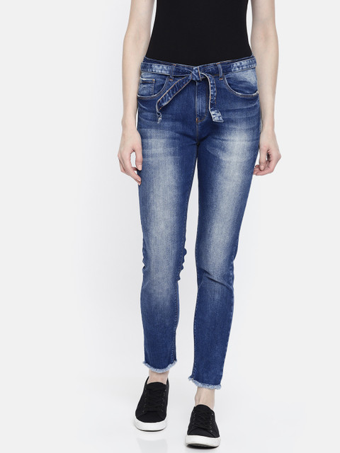 

SPYKAR Women Blue Adora Skinny Fit Mid-Rise Clean Look Stretchable Jeans