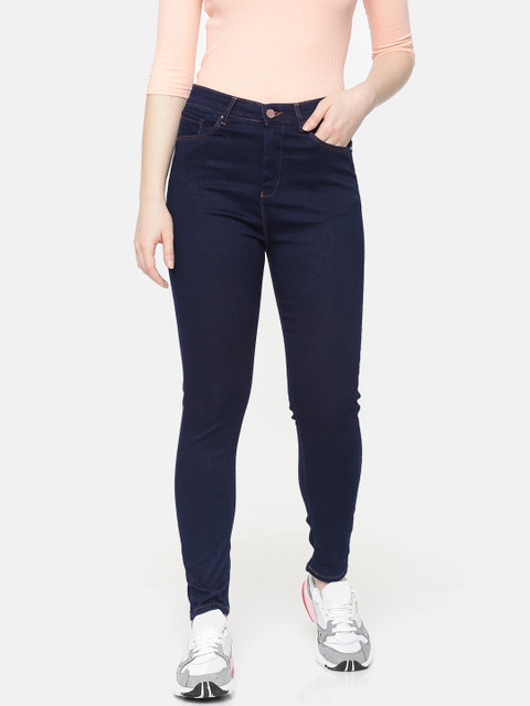 

SPYKAR Women Blue Alexa Super Skinny Fit High-Rise Clean Look Stretchable Jeans
