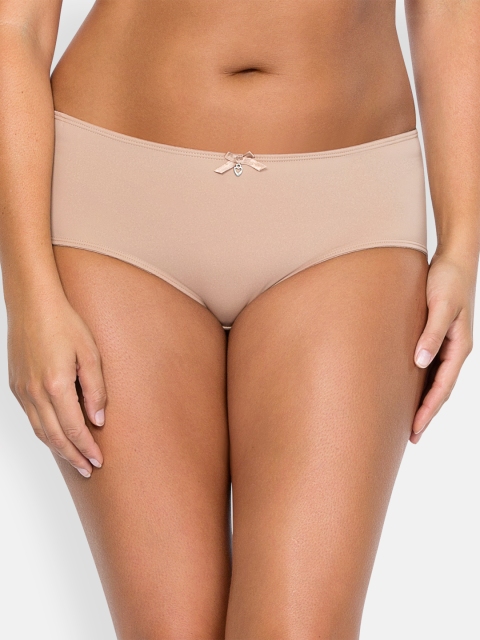 

PARFAIT Plus Size Women Beige Solid Hipster Briefs 4805