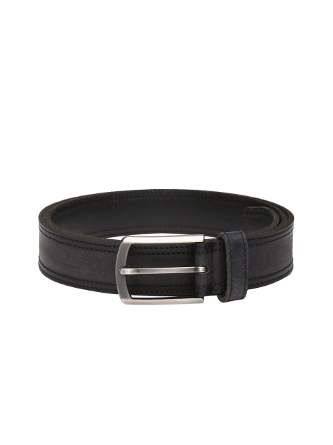 

Louis Philippe Men Black Leather Belt